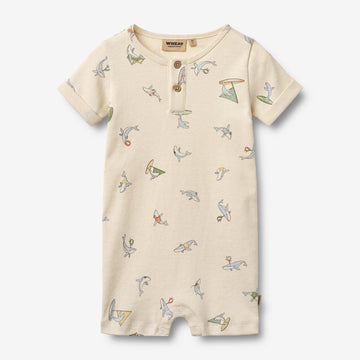 Wheat Main Kortærmet Sommerdragt Alfred Jumpsuit 9669 whale friends