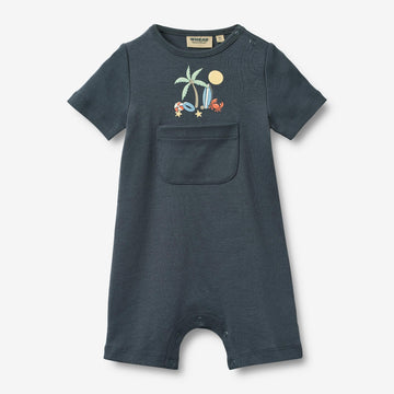 Wheat Main Kortærmet Sommerdragt Per Playsuit 1060 ink