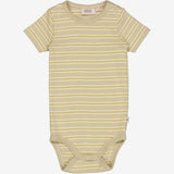 Wheat Main  Kortærmet Stribet Body Underwear/Bodies 9111 sunny stripe