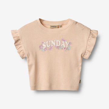 Wheat Main Kortærmet T-Shirt Esther Jersey Tops and T-Shirts 9438 rose water