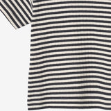 Wheat Main Kortærmet T-Shirt Fabian T-Shirt 9432 navy rib stripe