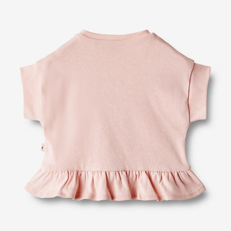 Wheat Main   Kortærmet T-Shirt Lulu Jersey Tops and T-Shirts 2281 rose ballet