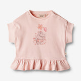 Wheat Main   Kortærmet T-Shirt Lulu Jersey Tops and T-Shirts 2281 rose ballet