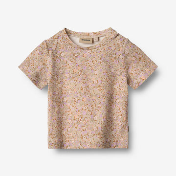 Wheat Main Kortærmet T-Shirt Manna T-Shirt 9409 lilac flower meadow