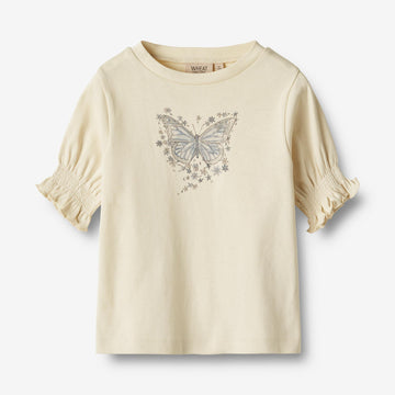 Wheat Main   Kortærmet T-Shirt Norma Jersey Tops and T-Shirts 1477 shell