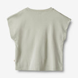 Wheat Main   Kortærmet T-Shirt Signe Jersey Tops and T-Shirts 1475 sea mist