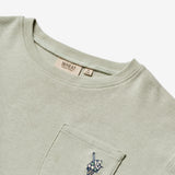 Wheat Main   Kortærmet T-Shirt Signe Jersey Tops and T-Shirts 1475 sea mist