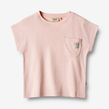 Wheat Main   Kortærmet T-Shirt Signe Jersey Tops and T-Shirts 2281 rose ballet