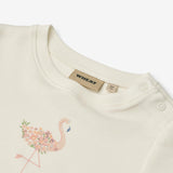 Wheat Main Kortærmet T-Shirt Soffie T-Shirt 3182 ivory