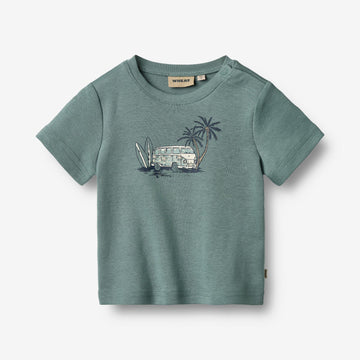 Wheat Main Kortærmet T-Shirt Valdemar Jersey Tops and T-Shirts 1454 stormy sea
