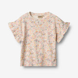 Wheat Main Kortærmet T-shirt Ally Jersey Tops and T-Shirts 9418 bright flowers