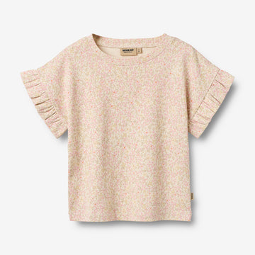 Wheat Main Kortærmet T-shirt Ally T-Shirt 9422 coral flowers