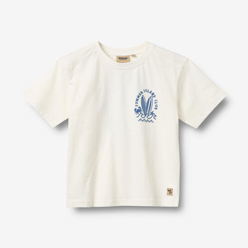 Wheat Main Kortærmet T-shirt Benno T-Shirt 9639 cloud
