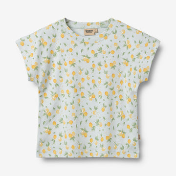 Wheat Main Kortærmet T-shirt Bette T-Shirt 9663 summer blue citrus