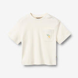 Wheat Main Kortærmet T-shirt Elsine T-Shirt 3182 ivory