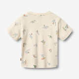 Wheat Main Kortærmet T-shirt Fabian T-Shirt 9669 whale friends