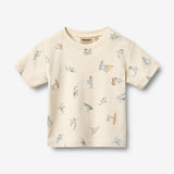 Wheat Main Kortærmet T-shirt Fabian T-Shirt 9669 whale friends