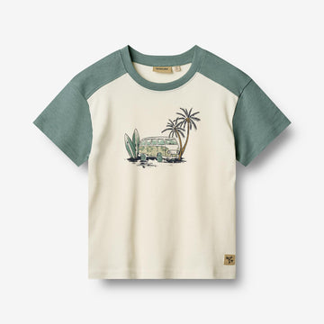 Wheat Main Kortærmet T-shirt Hector Jersey Tops and T-Shirts 3182 ivory 