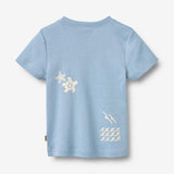 Wheat Main Kortærmet T-shirt Ib T-Shirt 1260 faded denim