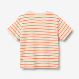 Wheat Main Kortærmet T-shirt Jay T-Shirt 9648 orange stripe