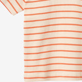 Wheat Main Kortærmet T-shirt Jay T-Shirt 9648 orange stripe