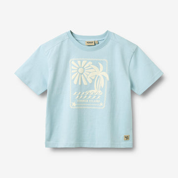 Wheat Main Kortærmet T-shirt Kim T-Shirt 2703 summer sky