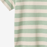 Wheat Main Kortærmet T-shirt Liam T-Shirt 9647 mint stripe