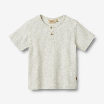 Wheat Main Kortærmet T-shirt Lumi T-Shirt 0224 melange grey
