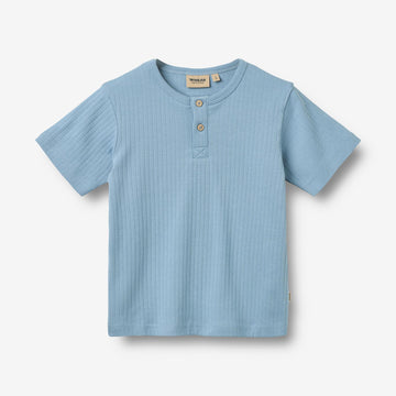 Wheat Main Kortærmet T-shirt Lumi T-Shirt 1260 faded denim