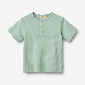 Wheat Main Kortærmet T-shirt Lumi T-Shirt 3217 green pool