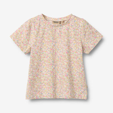 Wheat Main Kortærmet T-shirt Manna T-Shirt 9637 blush flower meadow