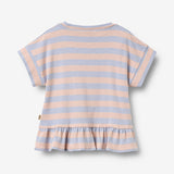 Wheat Main Kortærmet T-shirt Marie T-Shirt 9653 powder stripe