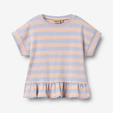 Wheat Main Kortærmet T-shirt Marie T-Shirt 9653 powder stripe