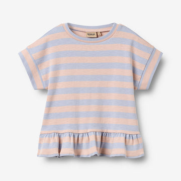 Wheat Main Kortærmet T-shirt Marie T-Shirt 9653 powder stripe