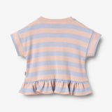 Wheat Main Kortærmet T-shirt Marie T-Shirt 9653 powder stripe