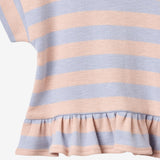 Wheat Main Kortærmet T-shirt Marie T-Shirt 9653 powder stripe