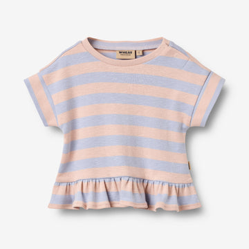 Wheat Main Kortærmet T-shirt Marie T-Shirt 9653 powder stripe