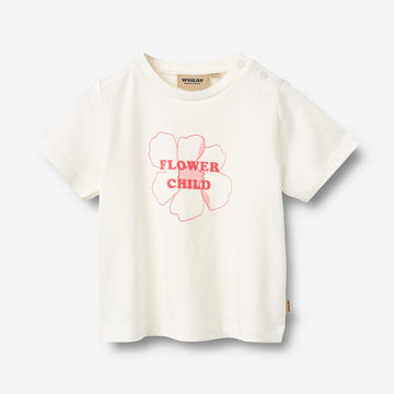 Wheat Main Kortærmet T-shirt Mirsa T-Shirt 9639 cloud