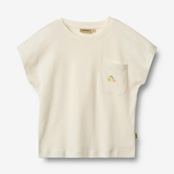 Wheat Main Kortærmet T-shirt Signe Jersey Tops and T-Shirts 3182 ivory 