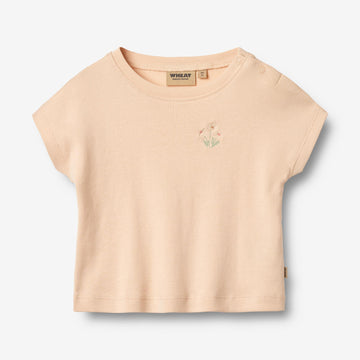 Wheat Main Kortærmet T-shirt Signe Jersey Tops and T-Shirts 9438 rose water