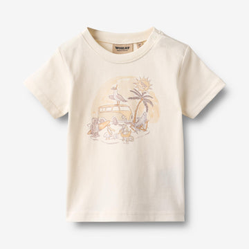 Wheat Main Kortærmet T-shirt Sonny Jersey Tops and T-Shirts 3182 ivory 