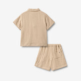 Wheat Main Kortærmet T-shirt Svend Set 3354 warm sand
