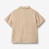 Wheat Main Kortærmet T-shirt Svend Shirt 3354 warm sand