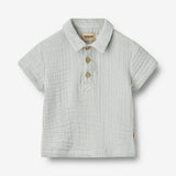 Wheat Main Kortærmet T-shirt Svend Shirt 4030 light blue