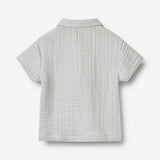 Wheat Main Kortærmet T-shirt Svend Shirt 4030 light blue