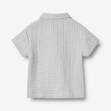 Wheat Main Kortærmet T-shirt Svend Shirt 4030 light blue