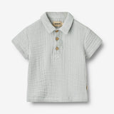 Wheat Main Kortærmet T-shirt Svend Shirt 4030 light blue