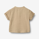 Wheat Main Kortærmet T-shirt Svend Shirt 9441 soft sand