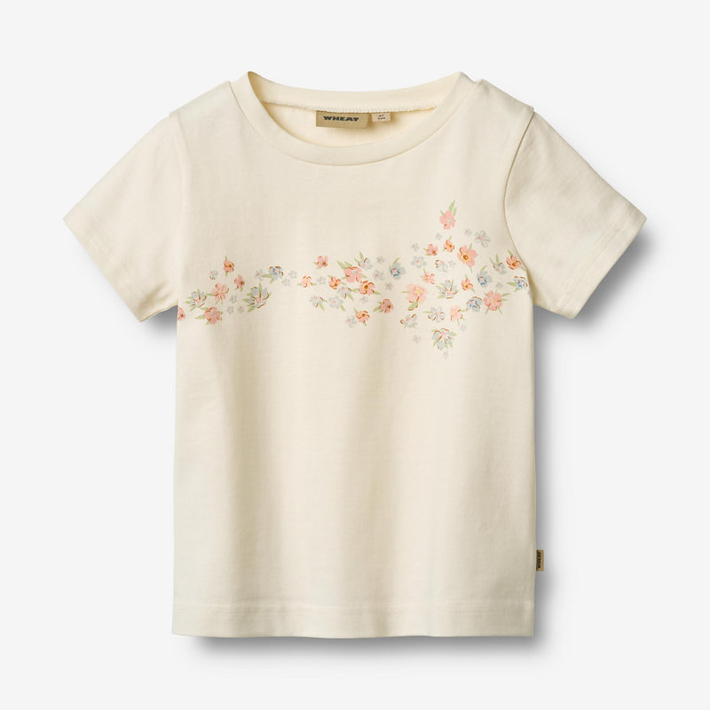 Wheat Main Kortærmet T-shirt Tessa Jersey Tops and T-Shirts 3182 ivory 