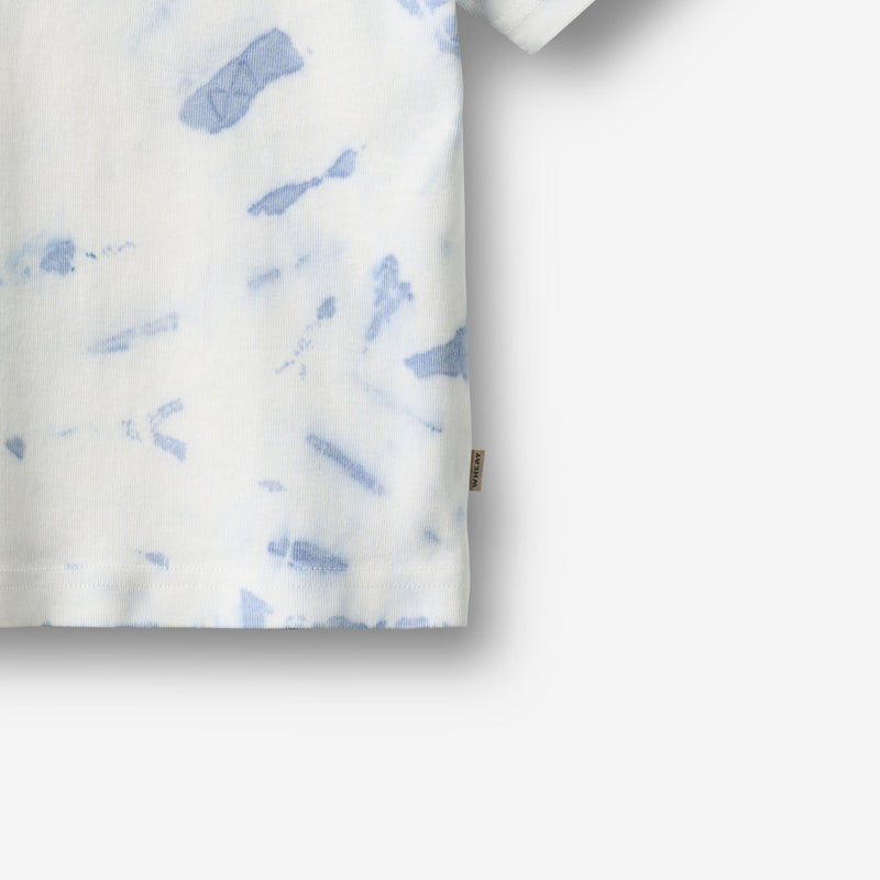 Wheat Main Kortærmet T-shirt Tommy Jersey Tops and T-Shirts 9417 blue tie dye